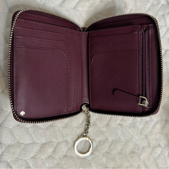 Kate Spade Burgundy Wallet with Chain - Picture 4 of 6